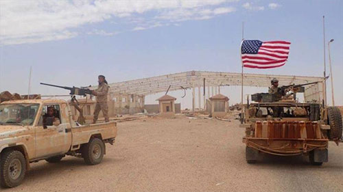 fuerzas estadounidenses junto a terroristas en Siria EEUU bombardea fuerzas hostiles a Daesh en la frontera sirio-iraquí