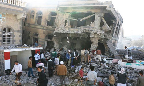 crímenes de Arabia Saudita en Yemen Greenpeace reclama al Gobierno español que deje de ser “cómplice” en la guerra contra Yemen