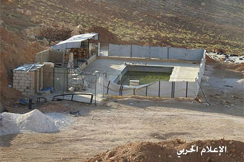 instalaciones terroristas en Wadi Hmayed En fotos, el cuartel con piscina que los terroristas construyeron en Líbano