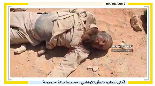 muertos de Daesh Divulgan fotos de los muertos de Daesh tras un ataque frustrado