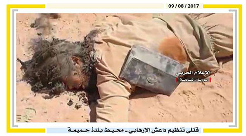 muertos de Daesh Divulgan fotos de los muertos de Daesh tras un ataque frustrado