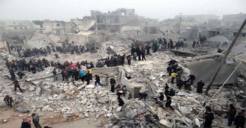 La Coalición bombardea zona civiles en Siria Siria denuncia crímenes de Coalición liderada por EEUU