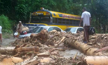 Fuertes precipitaciones en Aragua Mueren cuatro personas por fuertes lluvias al norte de Venezuela