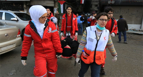 Media Luna Roja denuncia ataques sobre hospital en Raqqa La coalición liderada por EEUU lanza bombas de fósforo sobre Hospital de Al Raqqa