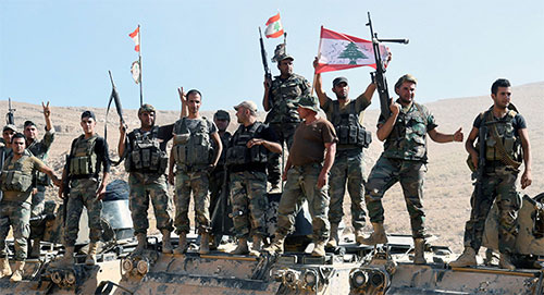 Ejército de Líbano El presidente de Líbano anuncia oficialmente la victoria sobre Daesh