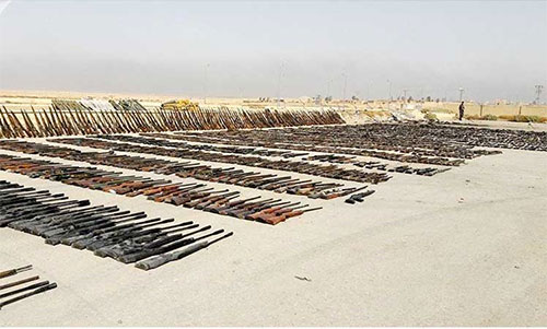 armas decomisadas en Siria Decomisan armas en Siria procedentes de EEUU y Europa