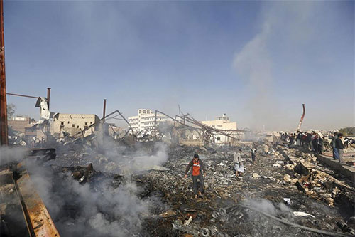 tras un ataque de la coalición agresora en Yemen La ONU pide el cese de los ataques indiscriminados contra civiles en Yemen