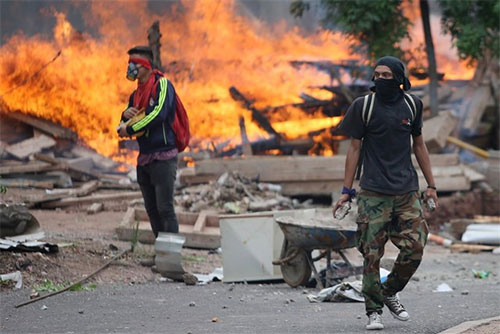 Disturbios en Honduras Disturbios en Honduras a la espera de conocer los resultados definitivos