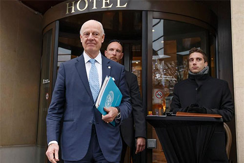 enviado especial de la ONU (Staffan de Mistura
