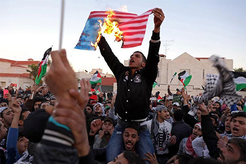 Día de ira en Palestina ocupada Día de ira en Palestina ocupada tras el anuncio de Trump