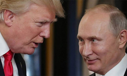 Vladímir Putin y Donald Trump Putin agradece a Trump y al director de la CIA