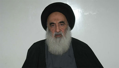 el gran ayatolá Sayed Ali Sistani