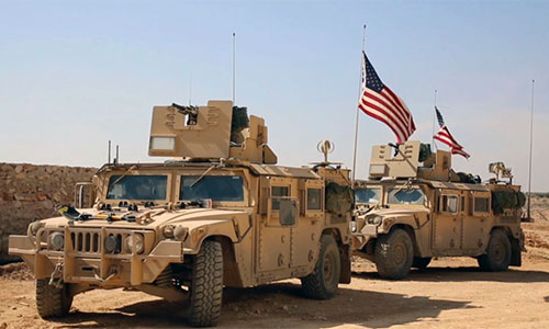 vehículos blindados de Estados Unidos Informe denuncia entrega de armas a terroristas por EEUU y Arabia Saudita
