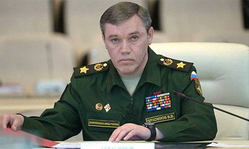 jefe del Estado Mayor ruso, Valeri Guerásimov