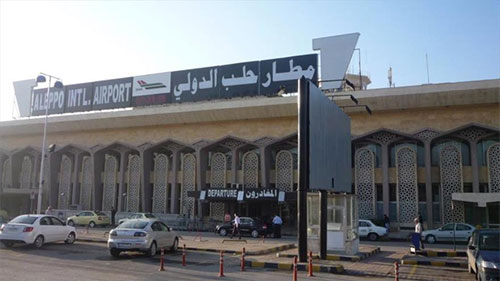 aeropuerto internacional de Alepo Una delegación parlamentaria francesa visita la ciudad de Alepo