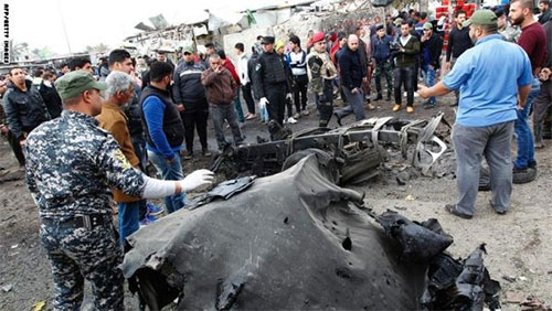 un atentado terrorista en Bagdad Una cadena de atentados deja cerca de 60 muertos y decenas de heridos en Iraq
