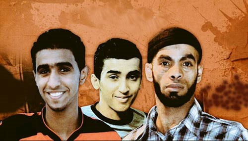 los tres activistas ejecutados en Bahrein Hezbolá condena la ejecución de tres activistas en Bahréin