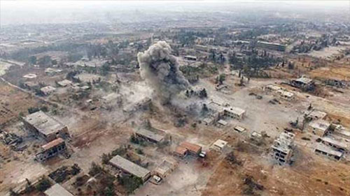 Prosiguen los combates en Uadi Barada Prosiguen los combates entre tropas sirias y los terroristas en Uadi Barada