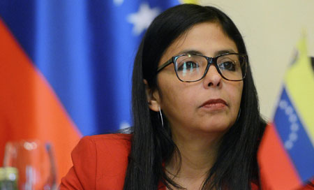 delcy rodriguez Venezuela califica de
