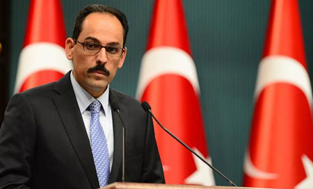 ibrahim kalin Turquía carga contra EEUU por su apoyo a las FDS en Siria