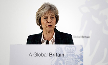 Primera ministra británica, Theresa May