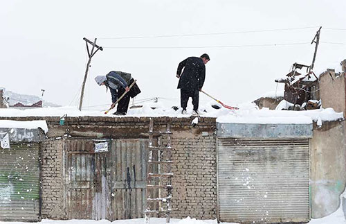 Intensas nevadas en Afganistán Más de 100 víctimas en Afganistán por la tormenta de nieve
