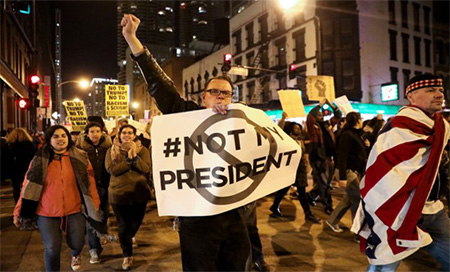 Protestas contra Trump Miles de personas se protestarán contra Trump en el Día del Presidente