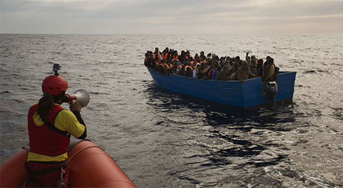 La inmigración por la ruta del Mediterráneo es la principal prioridad europea Los ministros de Exteriores de la UE abordan las crisis en Ucrania y Libia