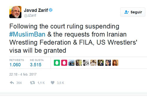 Irán autoriza entrada de luchadores estadounidenses Irán autoriza entrada de luchadores estadounidenses
