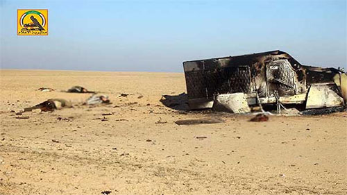 terroristas de Daesh muertos La Movilización Popular frustra dos ataques terroristas al oeste de Mosul