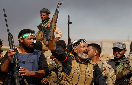 fuerzas de la Movilización Popular en Iraq La Movilización Popular ya está lista para reconquistar el oeste de Mosul