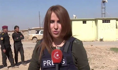 la reportera de la televisión kurda Rudaw, Shifa Gardi Muere una reportera de la TV kurda por estallido de una bomba en Mosul