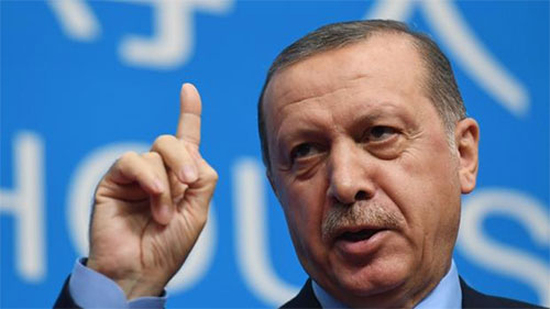 El presidente de Turquía, Recep Tayyip Erdogan Turquía planea crear una zona segura en el norte de Siria