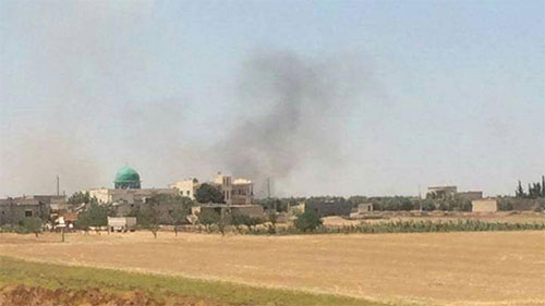 Combates en el norte sirio entre milicias kurdas y fuerzas apoyadas por Turquía Combates en el norte sirio entre milicias kurdas y fuerzas apoyadas por Turquía