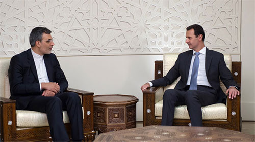 Bashar al Assad con Hussein Ansari El Presidente sirio destaca “los lazos estratégicos” que unen a Damasco y Teherán