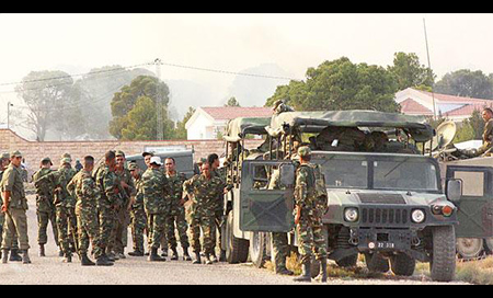 Unidades del Ejército argelino Ejército argelino mata a seis terroristas en Tipasa