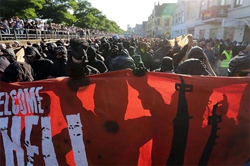 bienvenido al infierno Hamburgo, Bienvenidos al infierno