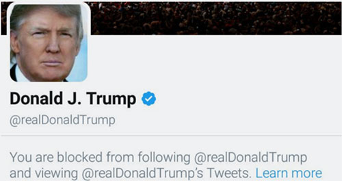 Demandan a Trump por bloquear usuarios en Twitter Demandan a Trump por bloquear usuarios en Twitter