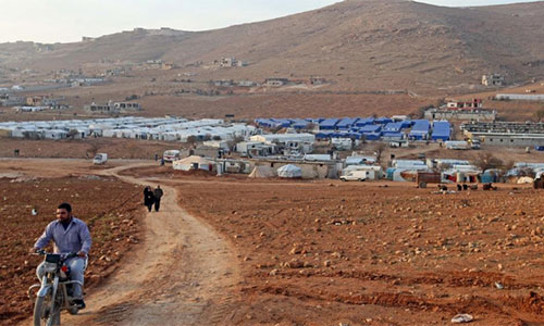 un campamento de refugiados sirios en Líbano El Presidente de Líbano advierte de infiltración terrorista entre refugiados sirios
