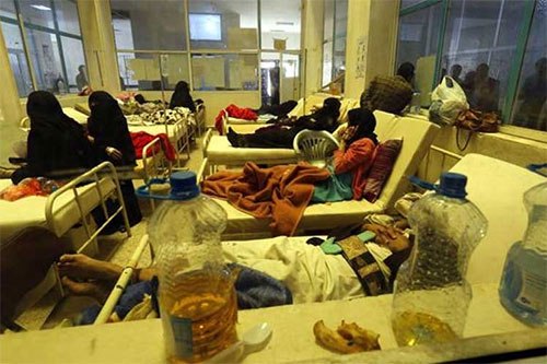 La situación en Yemen se agrava entre la agresión saudí y el cólera La situación en Yemen se agrava entre la agresión saudí y el cólera