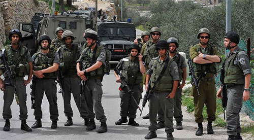 soldados israelíes en Cisjordania ocupada Fuerzas de la ocupación israelí matan a un palestino en Cisjordania