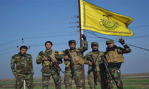 Movimiento Al Nuyabaa Fuerzas de la Movilización Popular llegan hasta la frontera con Siria y Jordania