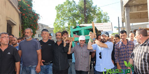 funeral del fallecido Shibli Issa en Ramia Las bombas sembradas por el enemigo israelí siguen matando a ciudadanos libaneses