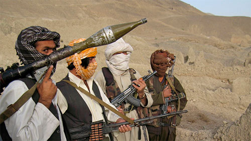 Un grupo de talibanes Fuerzas de seguridad lanzan una operación de rescate en Afganistán