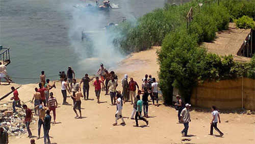 Choques entre la Policía y residentes de la isla Al Uarak Choques entre la Policía y residentes de una isla de El Cairo
