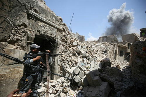 la batalla por los últimos metros en Mosul La victoria contra Daesh en Mosul se anunciará en breve