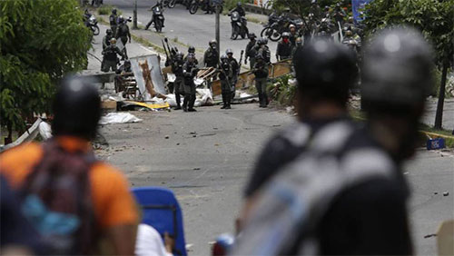 Votación marcada por la violencia en Venezuela Votación marcada por la violencia en Venezuela