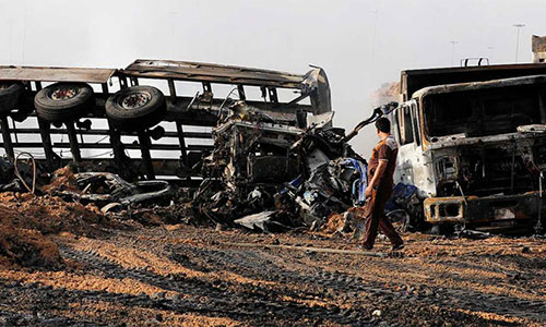 Atentado suicida en el sur de Bagdad Atentado suicida en el sur de Bagdad antes de llegada de Guterres