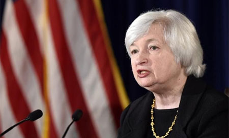 Janet Yellen, presidenta de la Reserva Federal La Fed pretende subir de nuevo los tipos