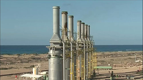 puerto petrolero de Ras Lanuf Lucha por el petróleo en el norte de Libia